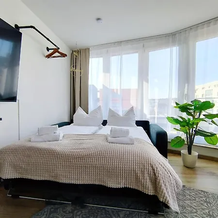 Ulmer Penthouse Fuer 7, Arbeitsplatz, Xxl-dachterrasse, Grill, Wii Appartamento *